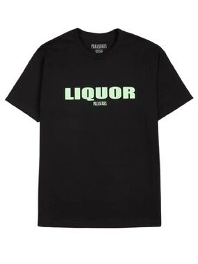Pleasures Men’s Black "Liquor" Graphic T-Shirt Small NWOT